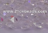 CNG5473 15.5 inches 10mm faceted nuggets white crystal beads