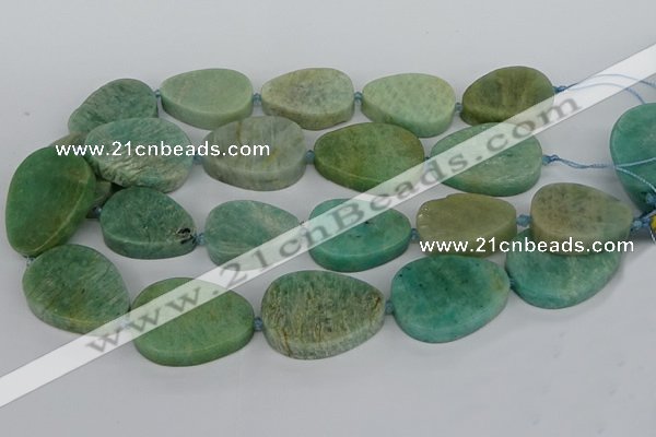 CNG5703 15.5 inches 22*30mm - 28*35mm freeform amazonite beads