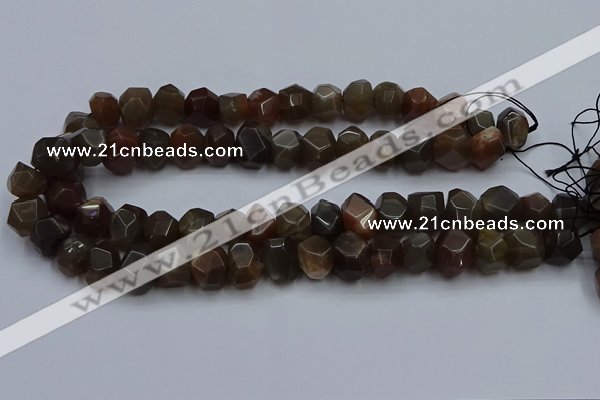 CNG5770 15.5 inches 12*16mm - 13*18mm faceted nuggets moonstone beads