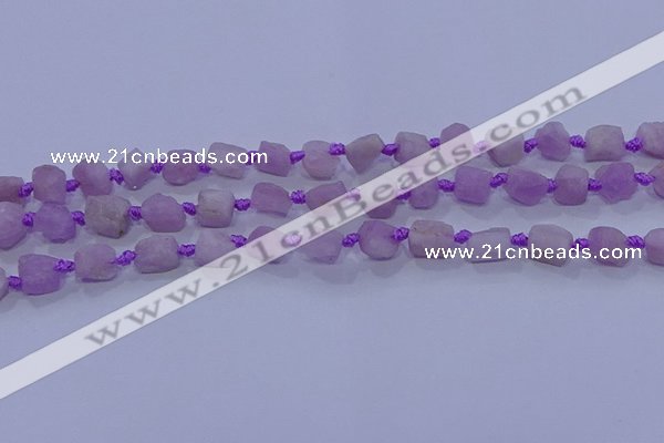 CNG5911 15.5 inches 4*6mm - 6*10mm nuggets rough kunzite beads
