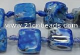 CNG6005 15.5 inches 12*16mm - 15*18mm nuggets agate beads