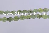 CNG6330 14*18mm - 16*22mm freeform green rutilated quartz beads