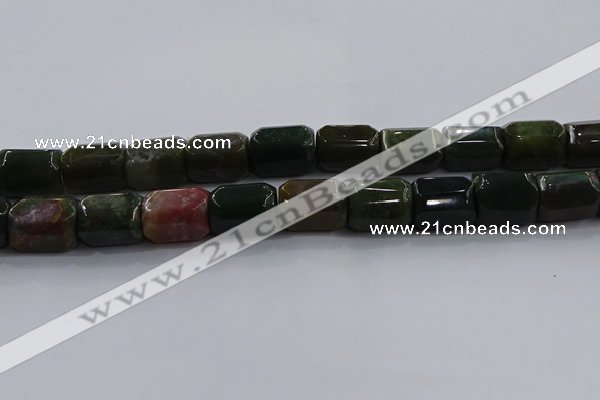 CNG6412 15.5 inches 15*20mm faceted nuggets moss agate beads