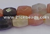 CNG6898 12*16mm - 13*18mm faceted nuggets mixed moonstone beads