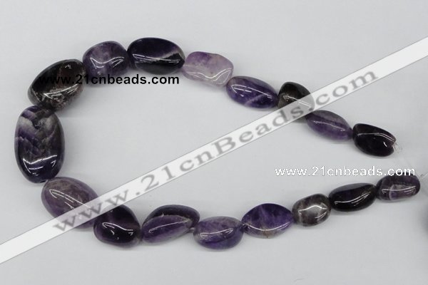 CNG71 15.5 inches 10*16mm - 25*35mm nuggets amethyst gemstone beads