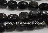 CNG712 15.5 inches 10*14mm nuggets blue tiger eye beads wholesale