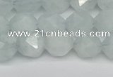 CNG7261 15.5 inches 8mm faceted nuggets aquamarine beads