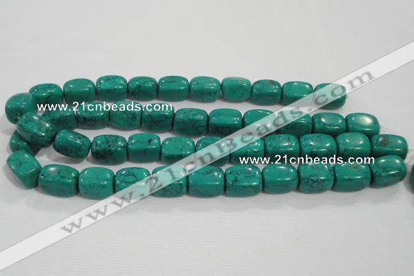 CNG731 15.5 inches 15*18mm nuggets synthetic turquoise beads wholesale