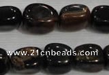 CNG739 15.5 inches 13*18mm nuggets blue tiger eye beads wholesale