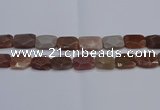 CNG7486 15.5 inches 18*25mm - 20*30mm faceted freeform sunstone beads