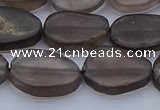 CNG7573 15.5 inches 10*14mm - 13*18mm freeform smoky quartz beads