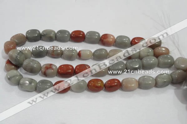 CNG773 15.5 inches 13*18mm nuggets blood stone beads wholesale