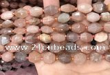 CNG7990 15.5 inches 10*12mm - 12*14mm faceted nuggets moonstone beads