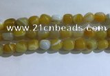 CNG8131 15.5 inches 8*12mm nuggets striped agate beads wholesale