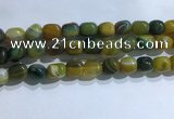 CNG8139 15.5 inches 8*12mm nuggets striped agate beads wholesale