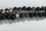 CNG8389 15.5 inches 12*16mm nuggets striped agate beads wholesale