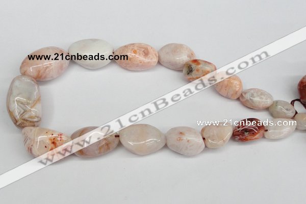 CNG89 15.5 inches 10*15mm - 20*35mm nuggets agate gemstone beads