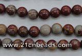 CNJ67 15.5 inches 8mm round noreena jasper beads wholesale
