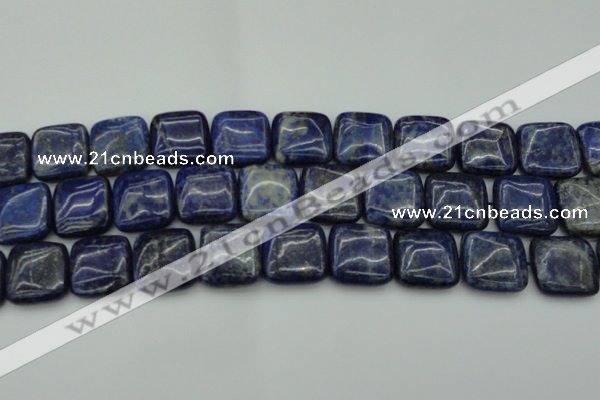 CNL1130 15.5 inches 18*18mm square lapis lazuli gemstone beads