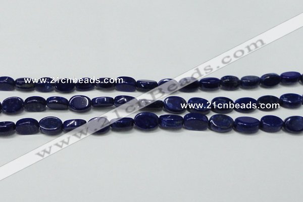 CNL1277 15.5 inches 9*13mm oval natural lapis lazuli beads
