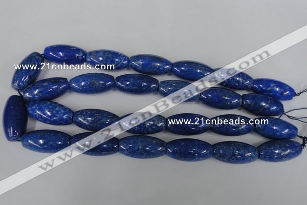 CNL446 15.5 inches 15*30mm rice natural lapis lazuli gemstone beads