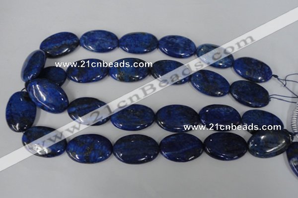 CNL486 15.5 inches 20*30mm oval natural lapis lazuli gemstone beads