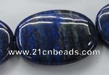 CNL665 15.5 inches 30*40mm oval natural lapis lazuli beads