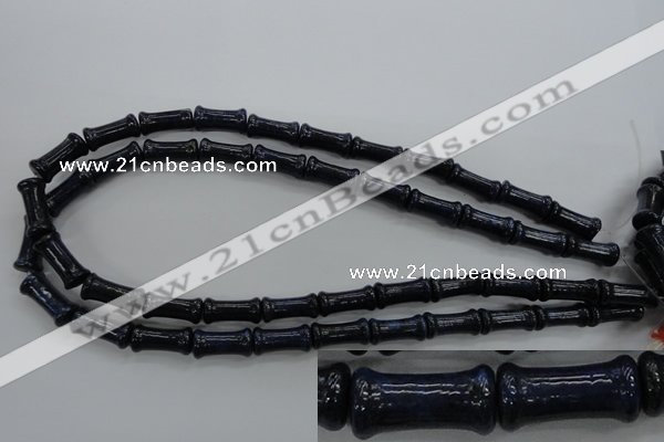 CNL913 15.5 inches 8*18mm bone natural lapis lazuli gemstone beads