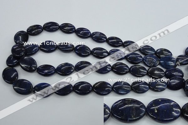 CNL944 15.5 inches 15*20mm oval natural lapis lazuli gemstone beads