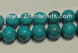 CNT148 15.5 inches 10mm round natural turquoise beads wholesale