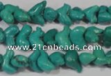 CNT231 15.5 inches 7*12mm animal natural turquoise beads wholesale