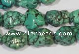 CNT248 15.5 inches 12*14mm - 15*18mm nuggets natural turquoise beads