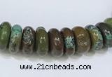 CNT505 15.5 inches 4*8mm - 6*15mm nuggets turquoise gemstone beads
