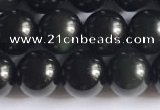 COB721 15.5 inches 6mm round black obsidian gemstone beads
