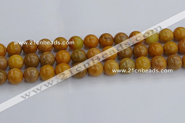 COJ604 15.5 inches 12mm round orpiment jasper beads wholesale