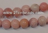 COP1004 15.5 inches 10mm round natural pink opal gemstone beads