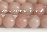 COP1242 15.5 inches 8mm round Chinese pink opal beads