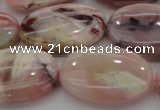 COP1278 15.5 inches 20*30mm oval natural pink opal gemstone beads