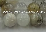 COP1453 15.5 inches 10mm round grey opal gemstone beads