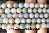 COP1922 15 inches 8mm round moss opal beads wholesale