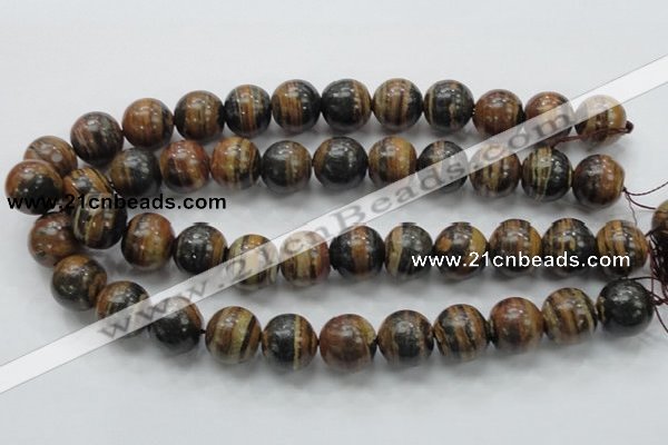 COP225 15.5 inches 18mm round natural brown opal gemstone beads