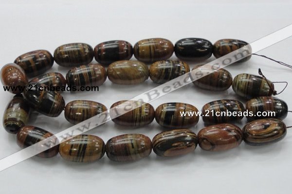COP228 15.5 inches 20*30mm egg-shaped natural brown opal gemstone beads