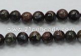 COP265 15.5 inches 8mm round natural grey opal gemstone beads