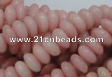 COP408 15.5 inches 5*10mm rondelle Chinese pink opal gemstone beads