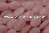 COP418 15.5 inches 10*14mm oval Chinese pink opal gemstone beads