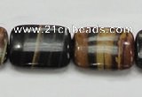 COP433 15.5 inches 18*25mm rectangle natural brown opal gemstone beads