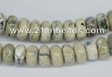 COP804 15.5 inches 6*12mm rondelle natural African opal beads