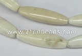 COP807 15.5 inches 8*30mm rice natural African opal beads