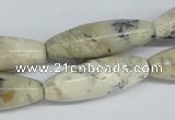 COP808 15.5 inches 10*30mm rice natural African opal beads