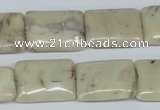 COP813 15.5 inches 15*20mm rectangle natural African opal beads